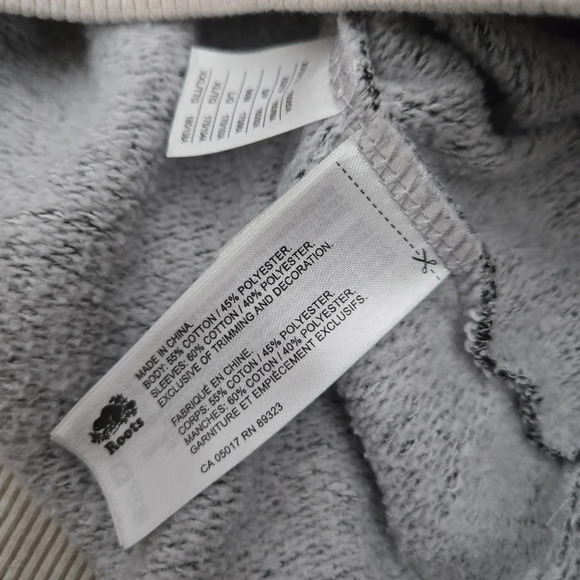 Roots Cabin 1/4 zip up Sweatshirt Mens size Xsmall - Picture 9 of 11